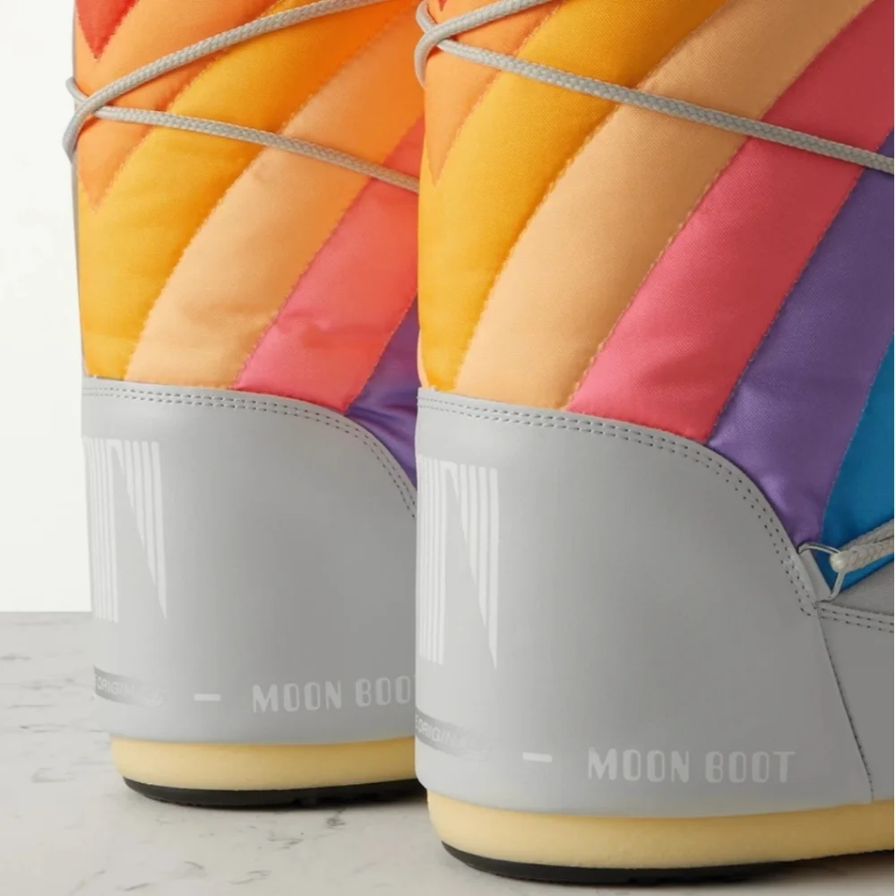 Moon Boot Icon Rainbow Snow Boots - Picture 9 of 16